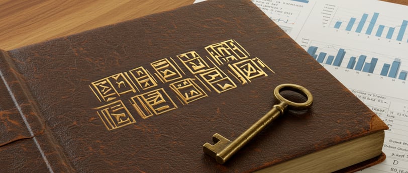 a book with a keychaik and a keychaik