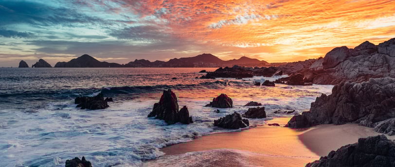 Vista al Arco de Cabo San Lucas