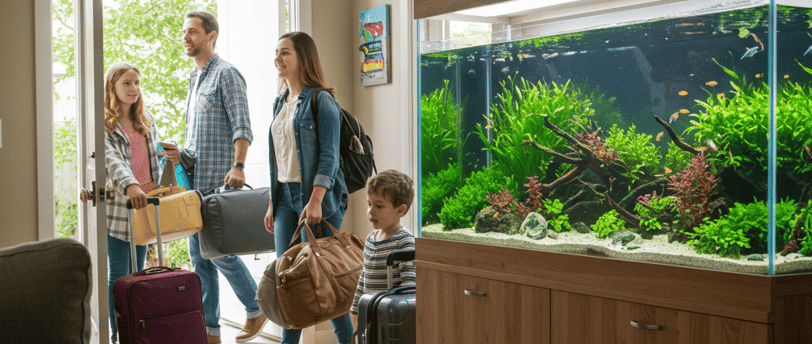 Cuidado acuario en vacaciones