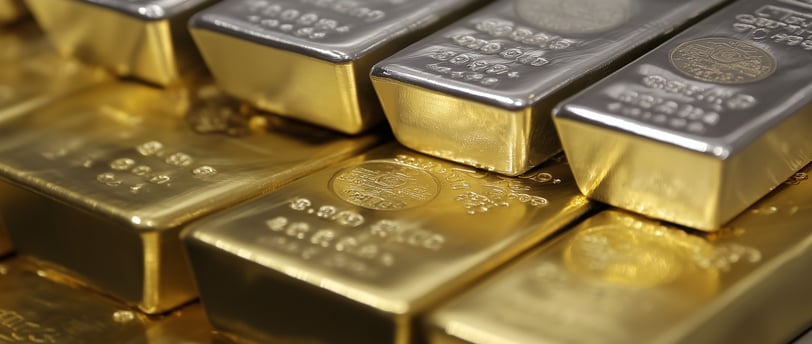 gold and silver bullion bars