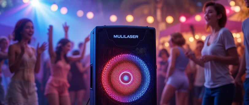 imagem de caixa de som multlaser