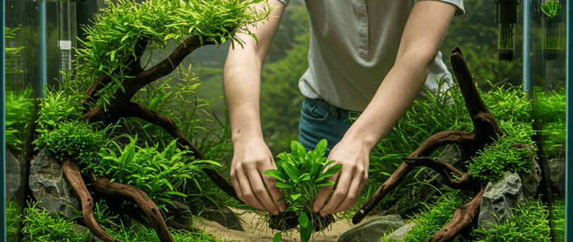 Cómo plantar acuario