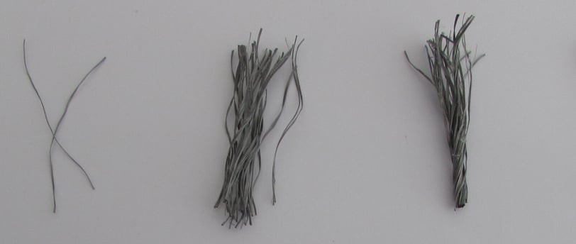 Disperção de macrofibra estrutural para concreto