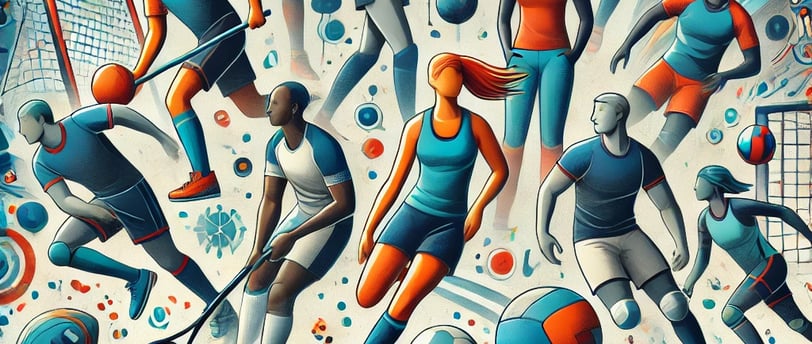 an image of a group of people playing team sports