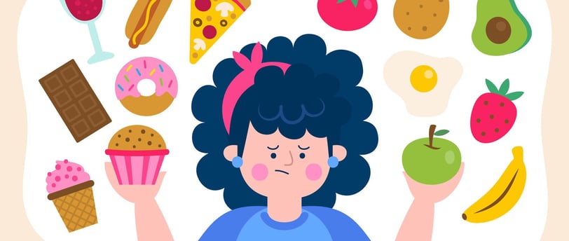 alimentación y la salud mental