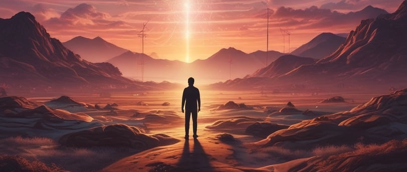 A person wearing headphones is seated on a couch, speaking into a microphone. The individual is dressed in a white shirt and appears to be relaxed. There is audio equipment visible, hinting at a podcast or radio show setting.