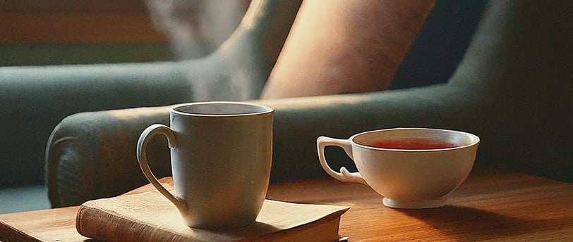 A cup of tea on a table