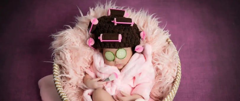 Newborn Photography barbie theme