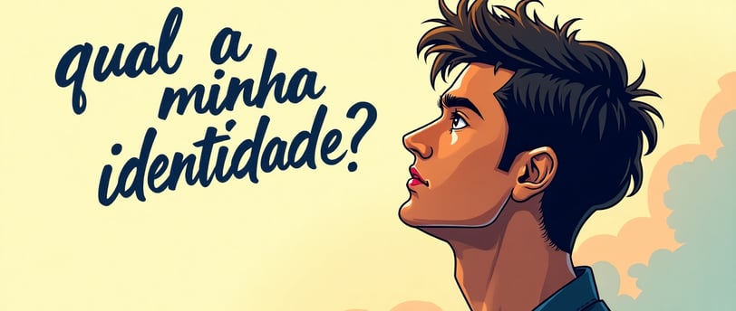 homem pensando sobre sua identidade