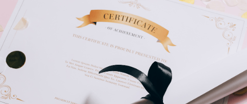 bookkeeping certificate
