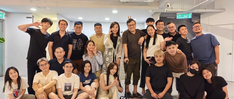 戏剧课，合照