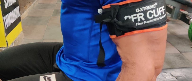 BFR, Blood Flow Restriction training, galena dr piyush jain pt