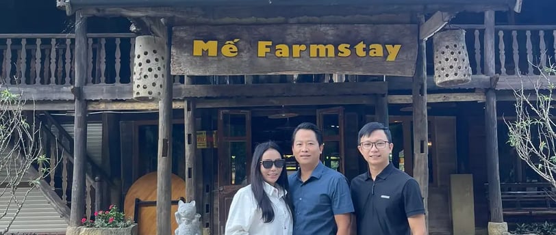 Mai Lisa checkin tại Mế Farmstay