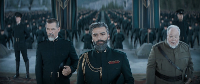 Léo Atréides et Gurney Halleck dans Dune première partie