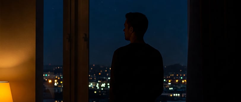 Man finding relief from nocturia with men's pelvic health physio.