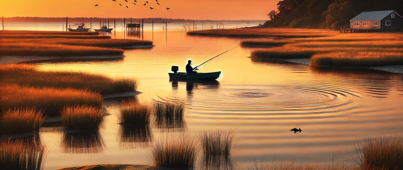 IMAGE OF FISHING ON THE CHESEPEAKE MARYLAND