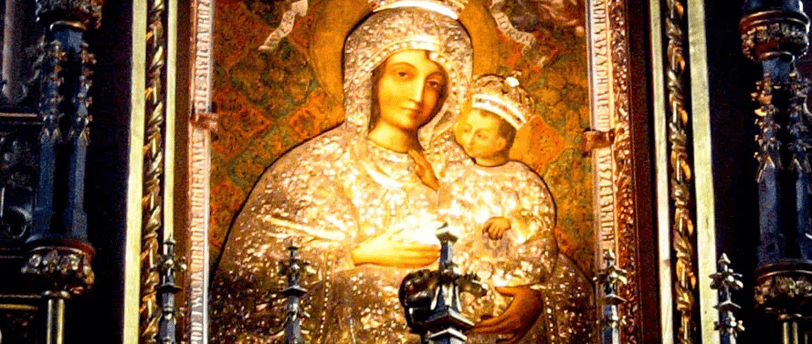 Images orthodoxe de Notre-Dame avec l'Enfant-Jésus