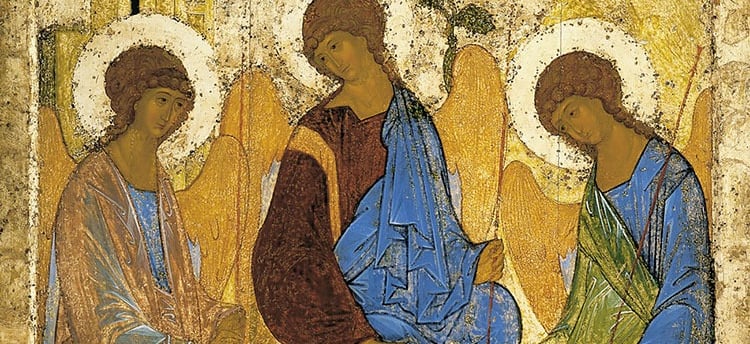 Peinture représentant la très Sainte Trinité