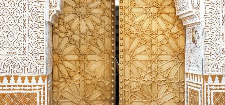 Laiton Maroc porte en laiton