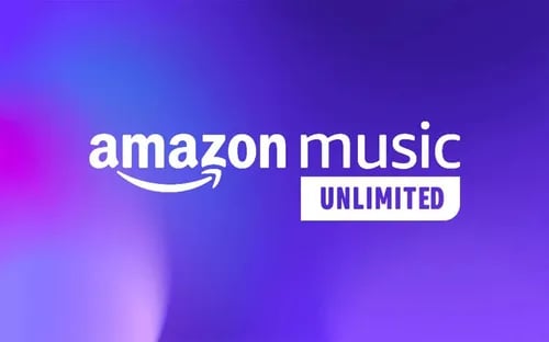 amazon music logo with the amazon music logo on it
