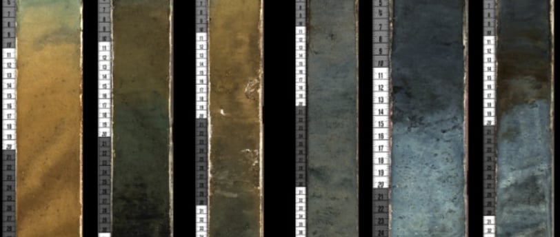 Sediment Cores obtained from alkaline Lake Goodenough and Last Chance.