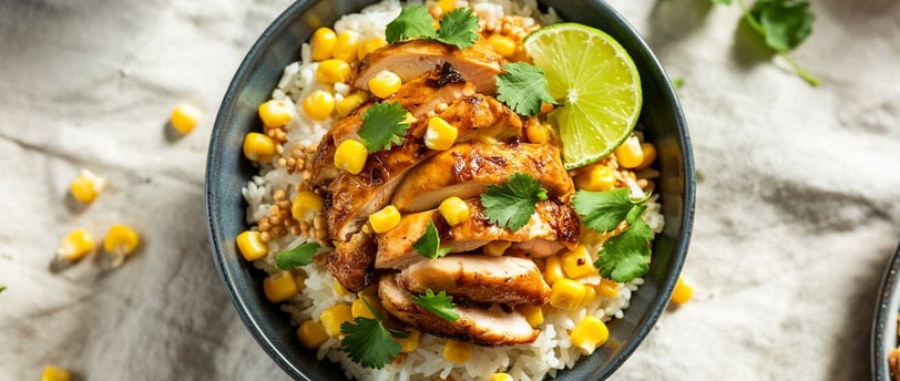 street corn chicken bowl