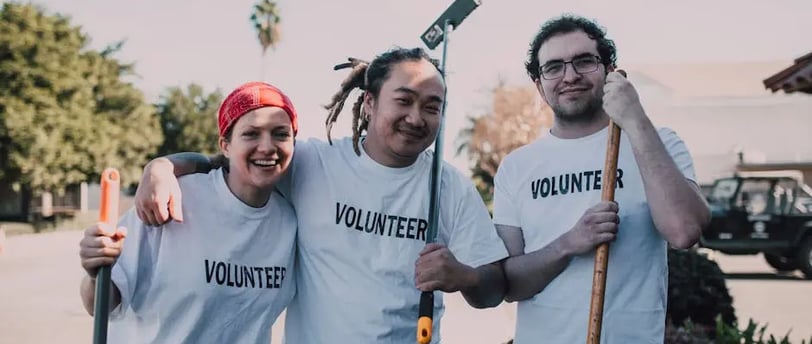 a group of cleaning workers