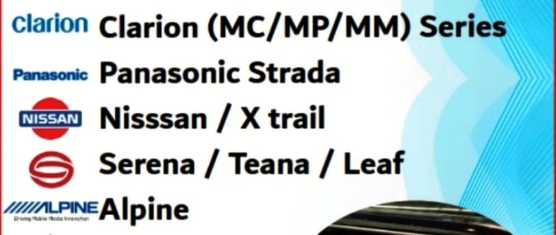 Car Radio Map SD Memory Card Software and Unlock Service kampala Uganda
