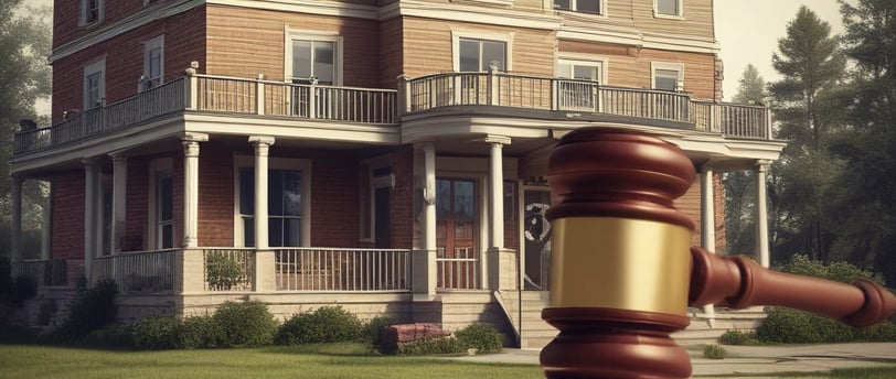 photo of white staircase