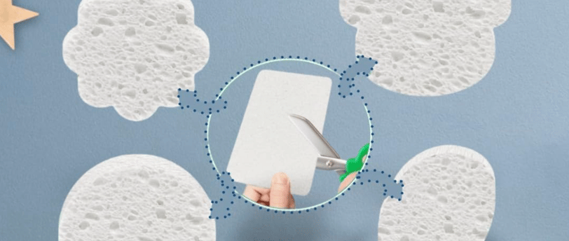 DIY Shapes with Eco-Friendly Cellulose Sponges