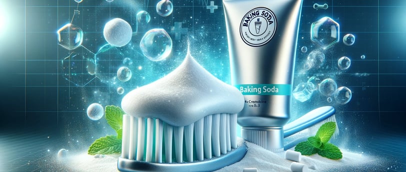 Lejra a toothbrush and baking soda