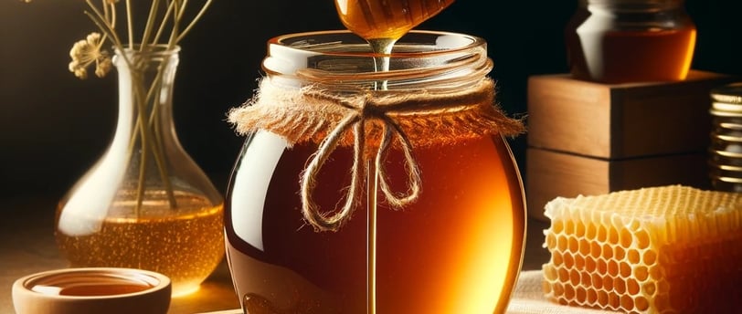 lejra jar of honeycomb honey