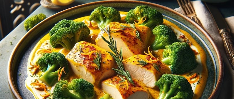lejra saffron chicken cream broccoli