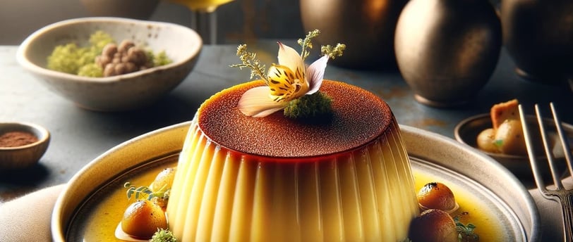 lejra potato robiola cheese flan