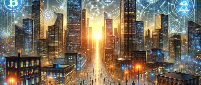 lejra cityscape crypto panorama