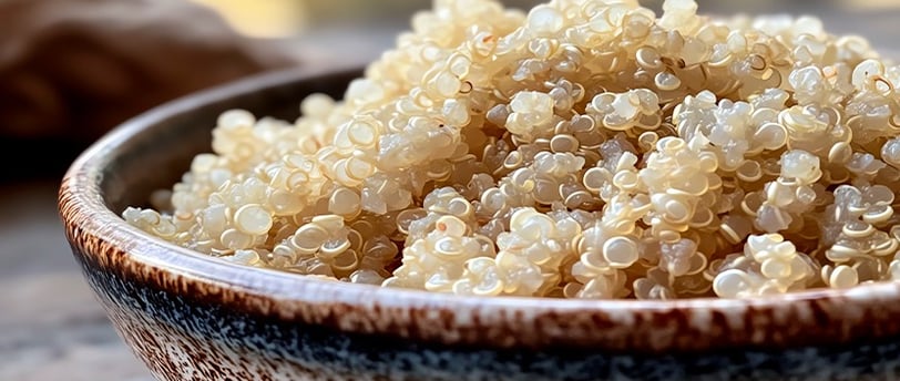 Prato de quinoa