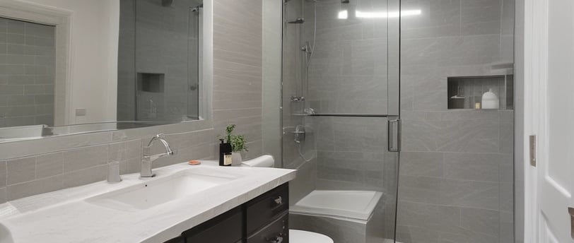clear shower stall