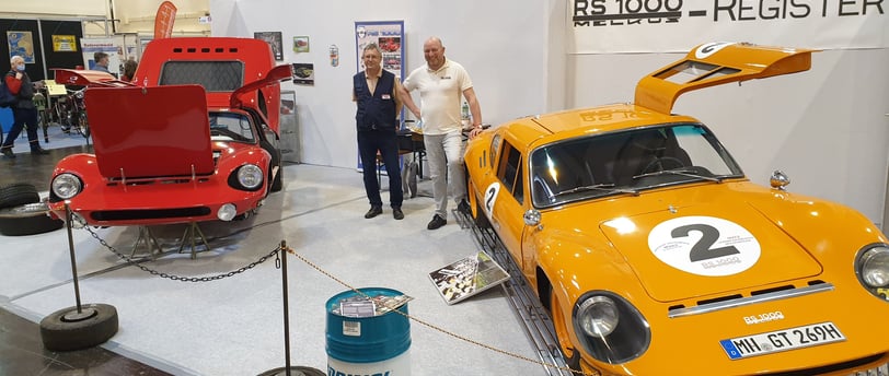 Stand und Team des Melkus RS 1000 Registers