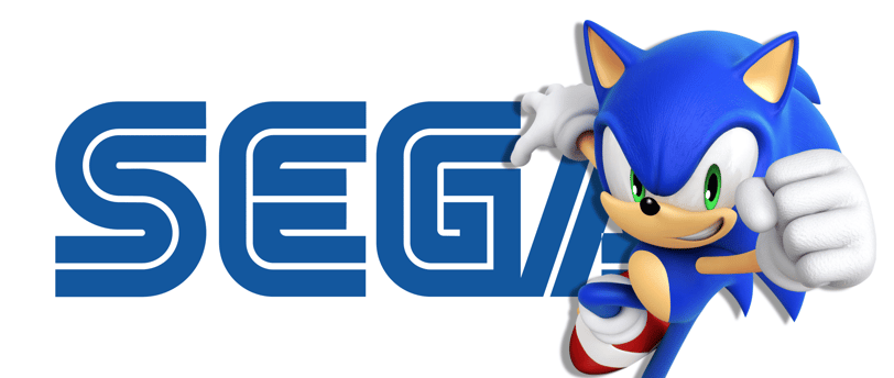 imagem da logo da SEGA com o SONIC ao lado