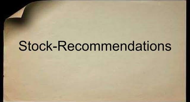 Stock recommendations today by vaishali parekh