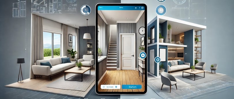 imagen de tour virtual y diferentes ambientes en 360º