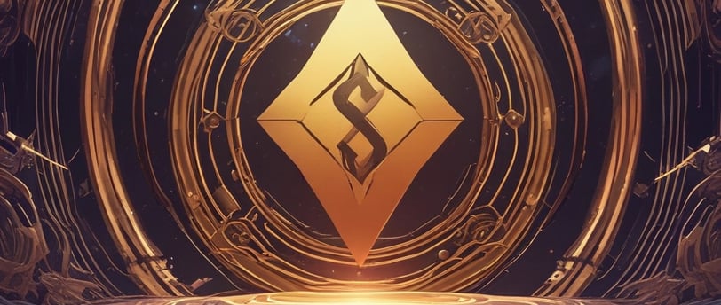 A gold-colored Ethereum coin is positioned upright on a textured surface with a blurred green background. The Ethereum logo and the word 'ethereum' are prominently displayed on the coin.