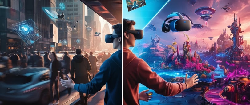 REALIDADE AUMENTADA VS REALIDADE VIRTUAL