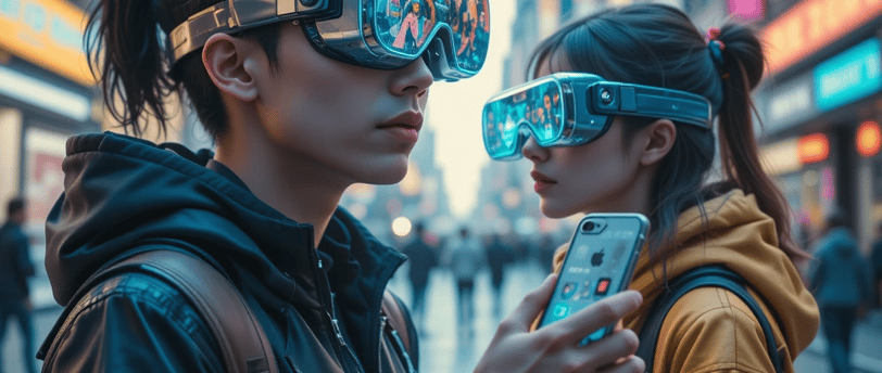 pessoas utilizando gadgets.