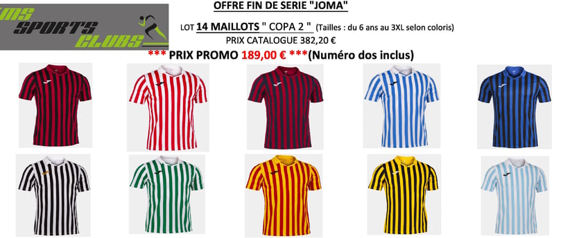 joma offre promo