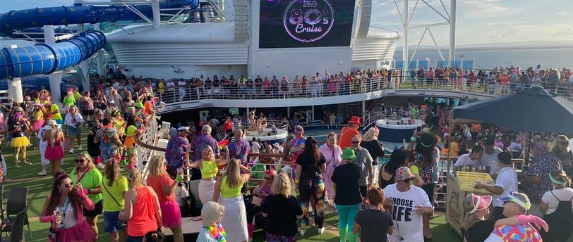 2 night cruise with an 80's party on P&O Cruises Australia (now Carnival Cruises Australia)
