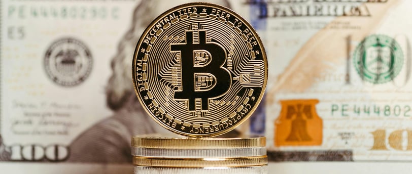 dolar e bitcoin
