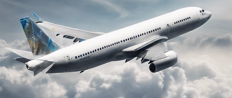 airplane on sky during golden hour
