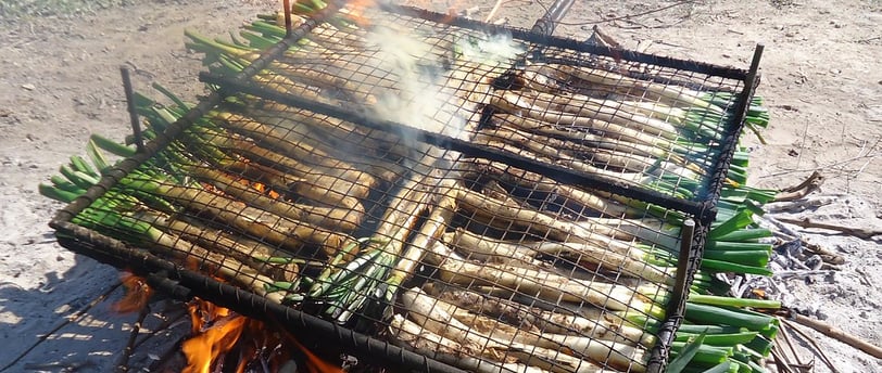 calçotada al fuego