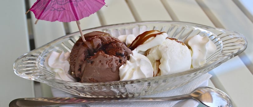 helado de vainilla